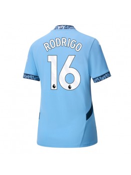 Manchester City Rodri Hernandez #16 Replika Hemmakläder Dam 2024-25 Kortärmad